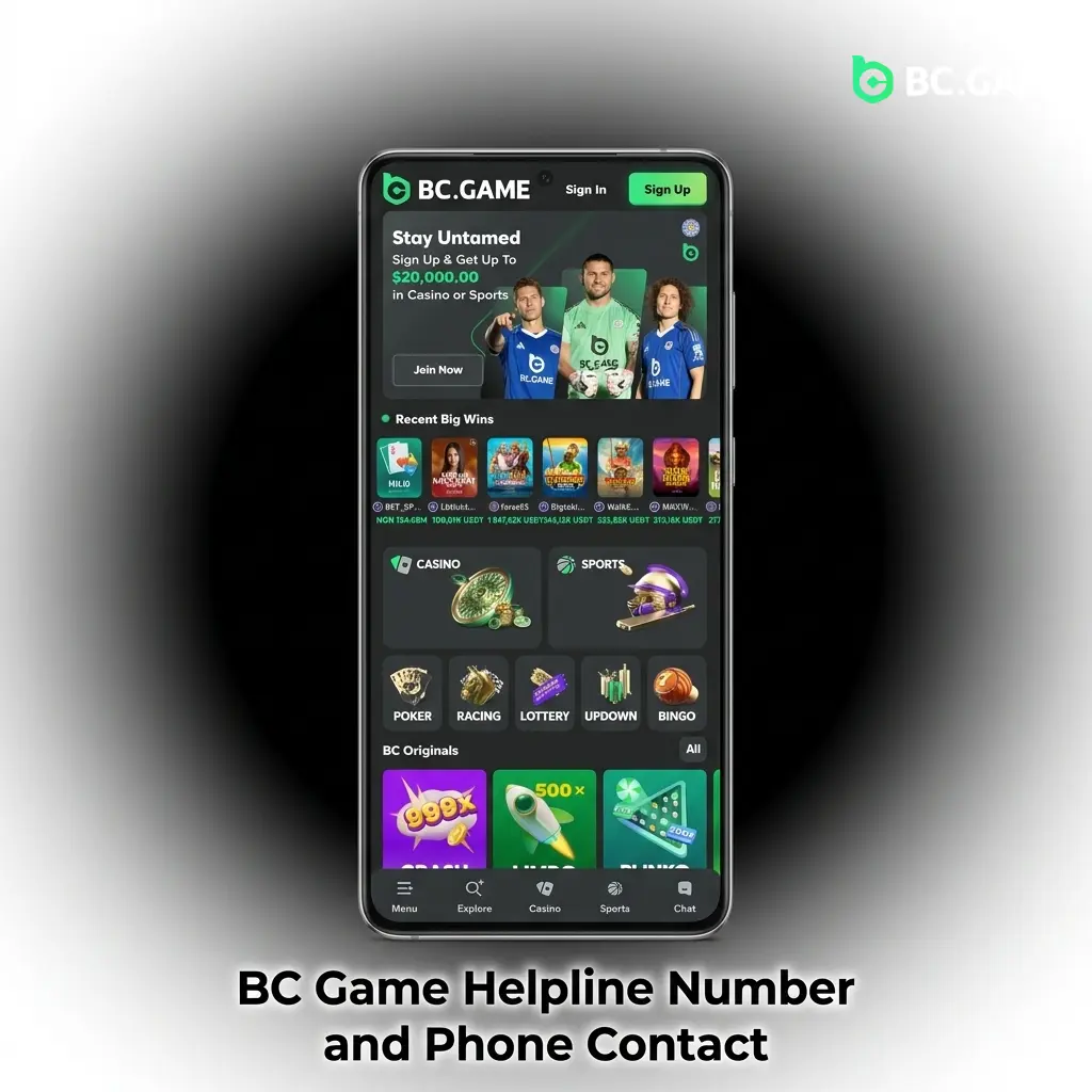 BC Game helpline number unavailable; use live chat or email for fast 24/7 customer support in Pakistan