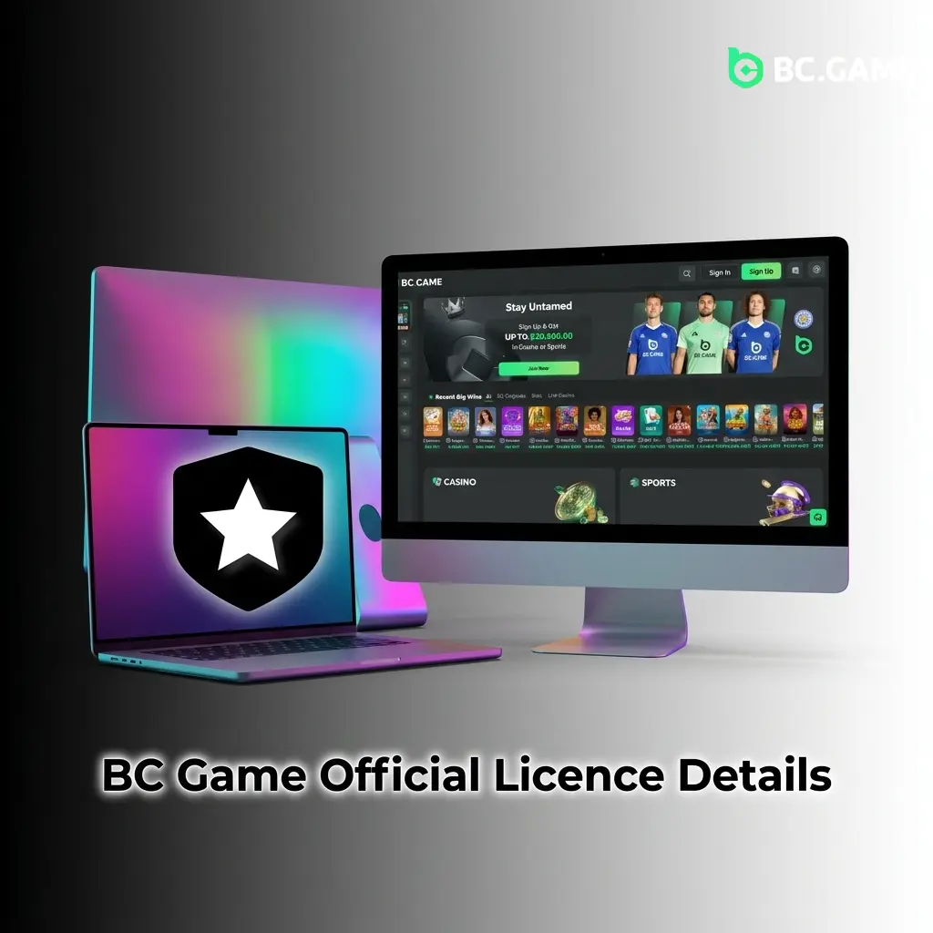 BC Game Curaçao eGaming licence No. 365/JAZ confirming fair play and player fund protection standards
