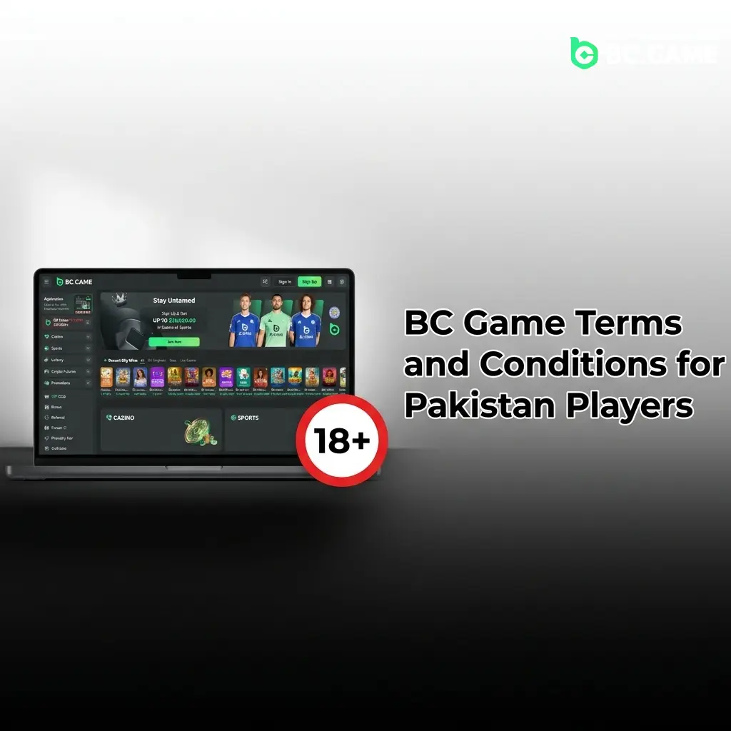 BC Game terms and conditions for Pakistan players covering age limits, KYC, bonuses, and account rules under Curaçao licence