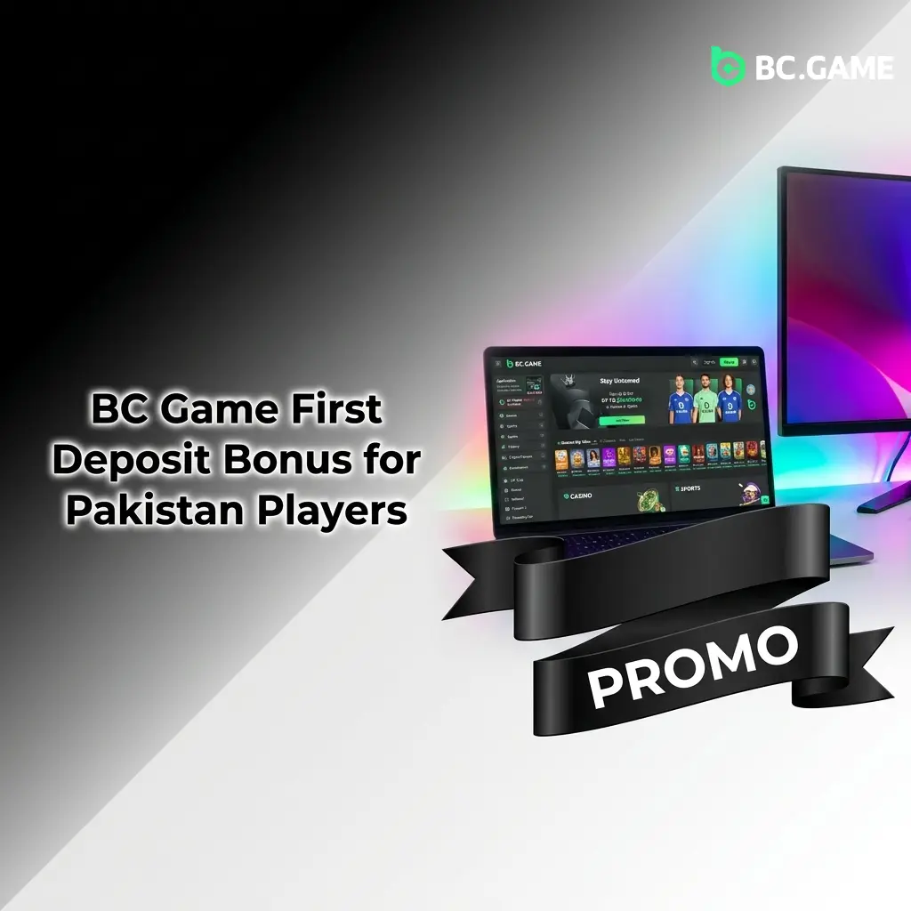 BC Game first deposit bonus 180% up to PKR 300,000 for Pakistan players, with 300% for quick registration